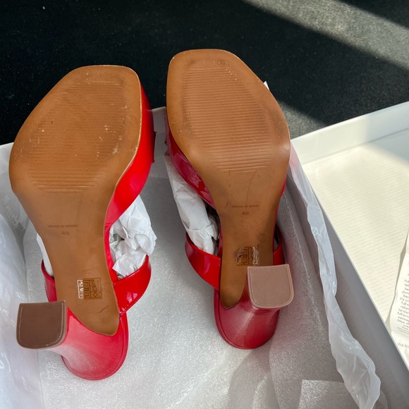 L’INTERVALLE - size 40 - vibes red patent / verni rouge heels - Picture 6 of 9